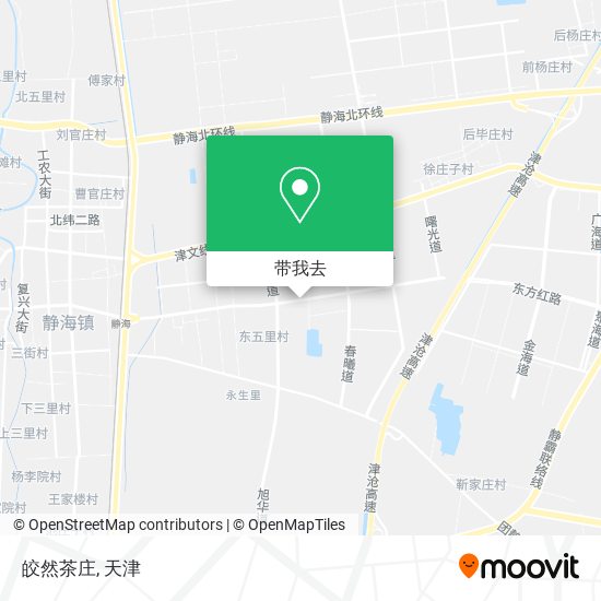 皎然茶庄地图