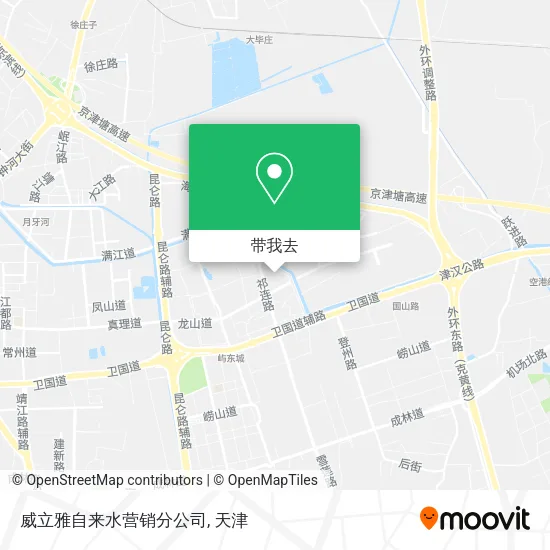 威立雅自来水营销分公司地图