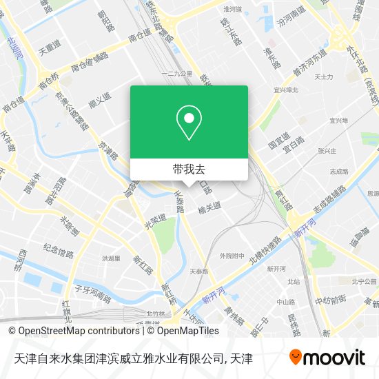 天津自来水集团津滨威立雅水业有限公司地图