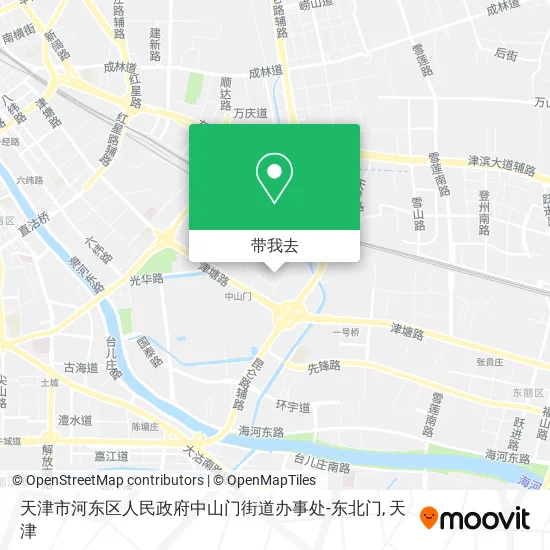 天津市河东区人民政府中山门街道办事处-东北门地图