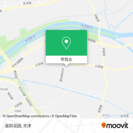 嘉阳花园地图
