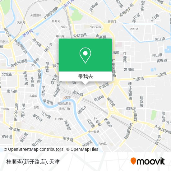 桂顺斋(新开路店)地图