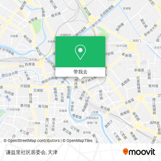 谦益里社区居委会地图