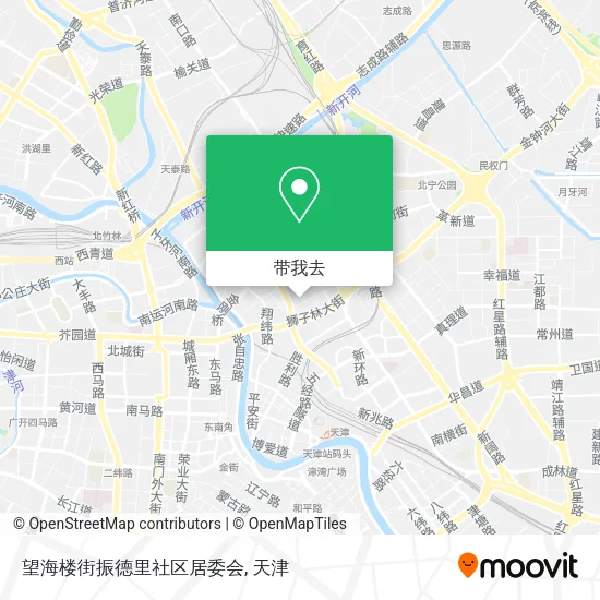 望海楼街振德里社区居委会地图
