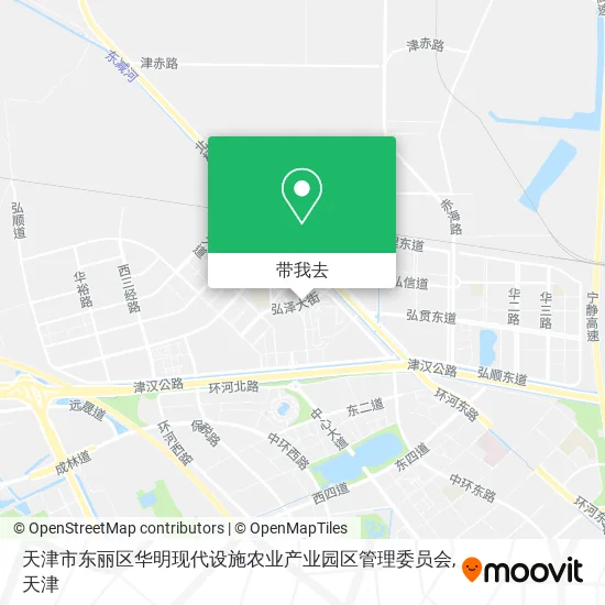 天津市东丽区华明现代设施农业产业园区管理委员会地图