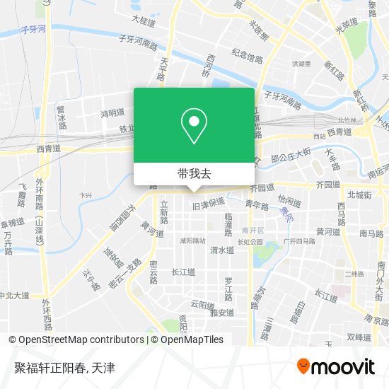 聚福轩正阳春地图
