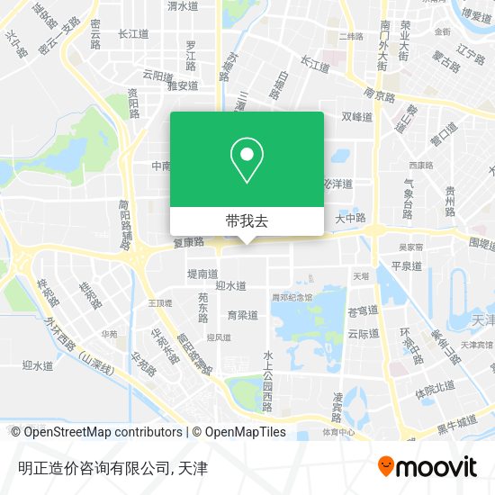 明正造价咨询有限公司地图
