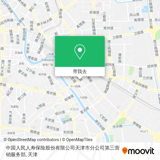 中国人民人寿保险股份有限公司天津市分公司第三营销服务部地图