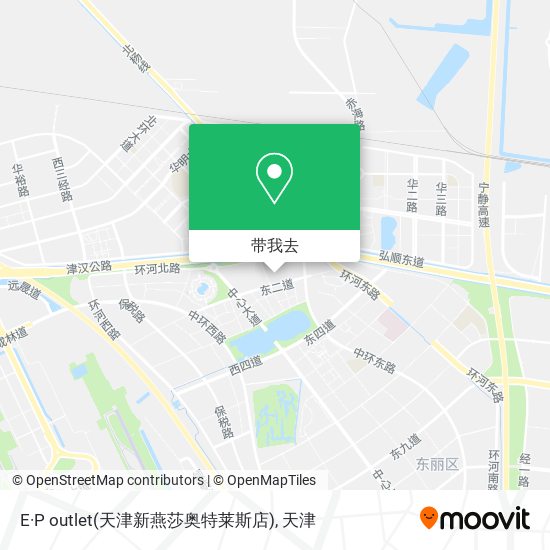 E·P outlet(天津新燕莎奥特莱斯店)地图