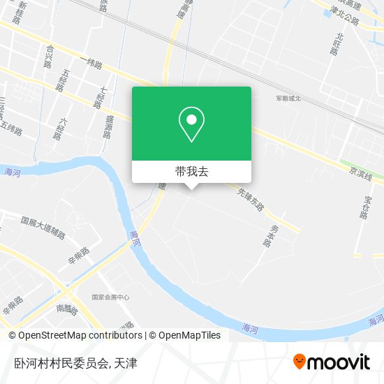 卧河村村民委员会地图