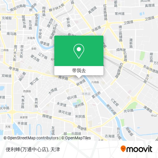 便利蜂(万通中心店)地图