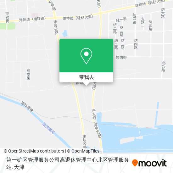 第一矿区管理服务公司离退休管理中心北区管理服务站地图