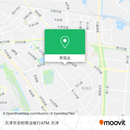天津市农村商业银行ATM地图