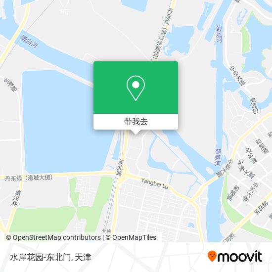 水岸花园-东北门地图