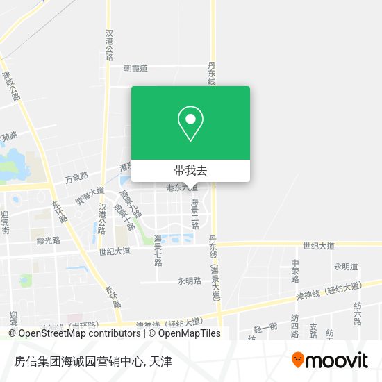 房信集团海诚园营销中心地图