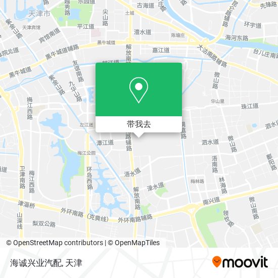 海诚兴业汽配地图