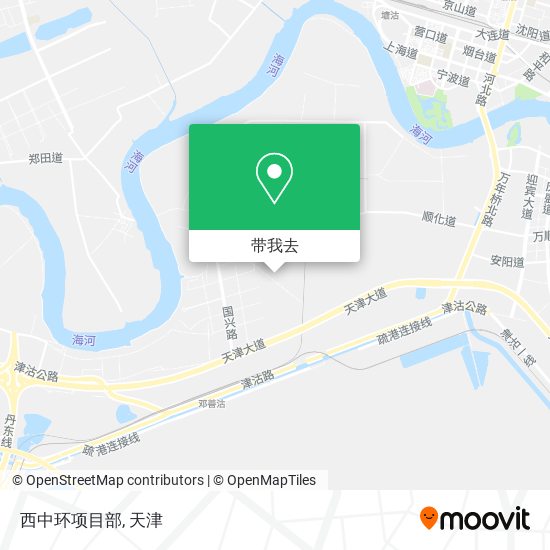 西中环项目部地图