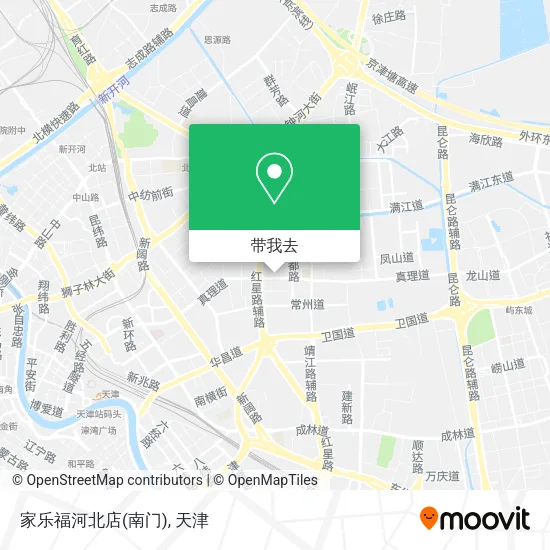 家乐福河北店(南门)地图