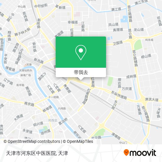 天津市河东区中医医院地图