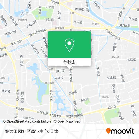 第六田园社区商业中心地图