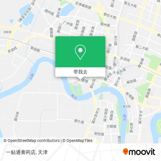 一贴通膏药店地图