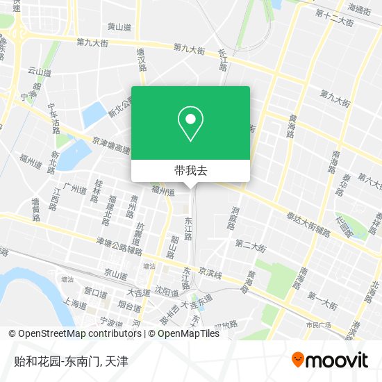 贻和花园-东南门地图