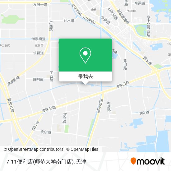 7-11便利店(师范大学南门店)地图