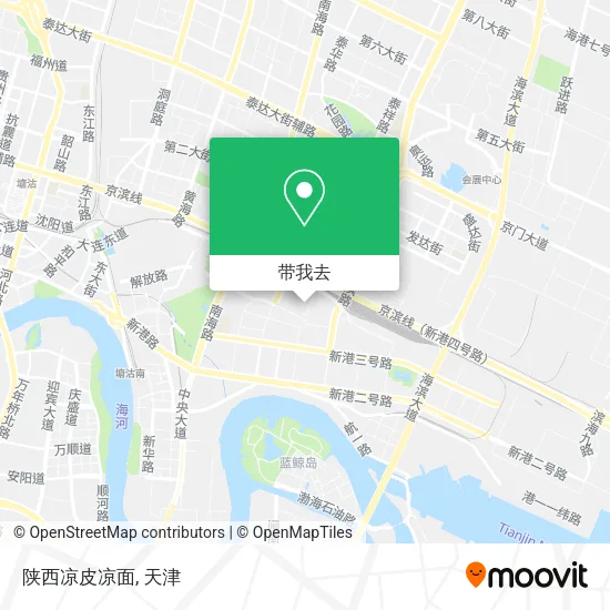 陕西凉皮凉面地图