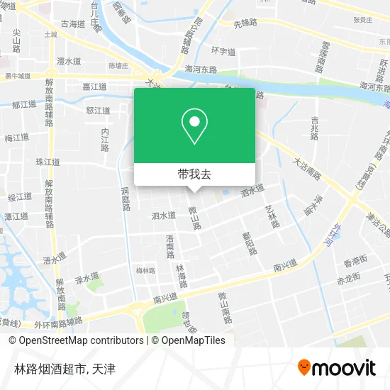 林路烟酒超市地图