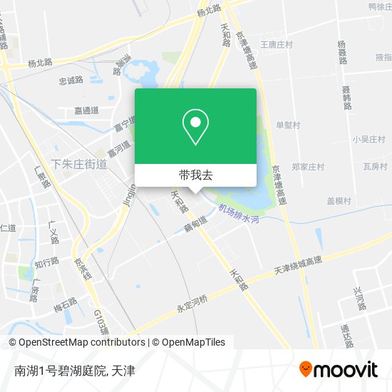南湖1号碧湖庭院地图
