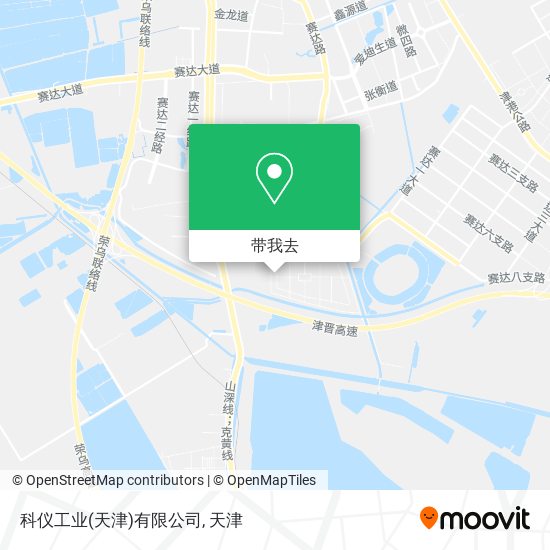 科仪工业(天津)有限公司地图