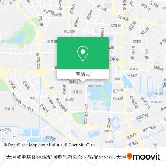 天津能源集团津燃华润燃气有限公司输配分公司地图