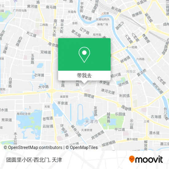 团圆里小区-西北门地图