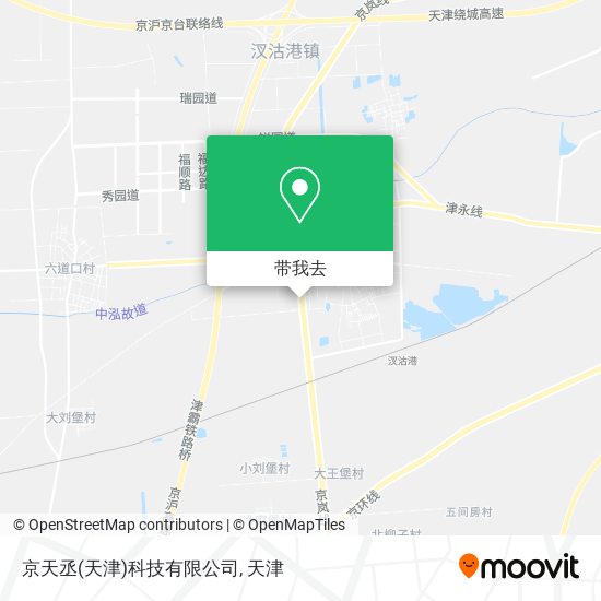 京天丞(天津)科技有限公司地图