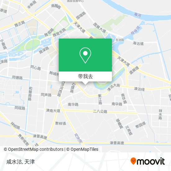 咸水沽地图
