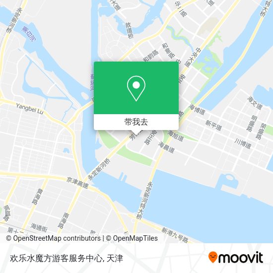 欢乐水魔方游客服务中心地图