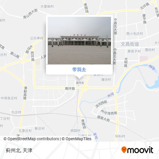 蓟州北地图