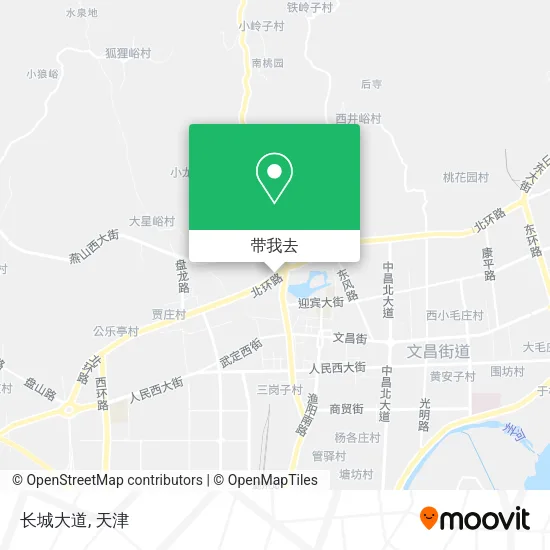 长城大道地图