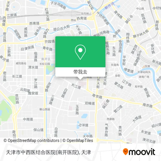 天津市中西医结合医院(南开医院)地图