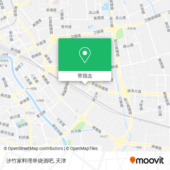 汐竹家料理串烧酒吧地图