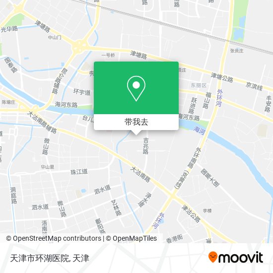 天津市环湖医院地图