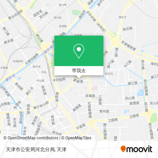 天津市公安局河北分局地图
