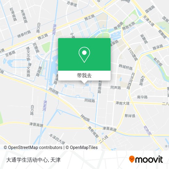 大通学生活动中心地图