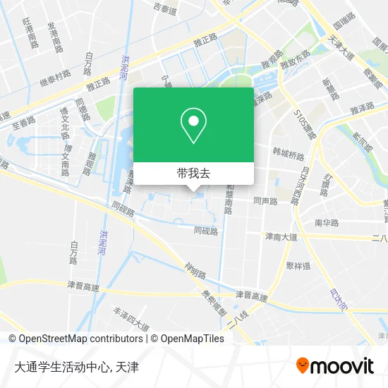 大通学生活动中心地图