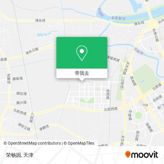 荣畅园地图
