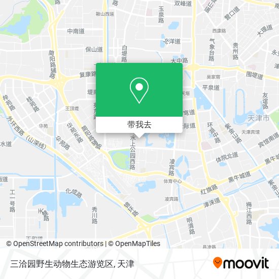 三洽园野生动物生态游览区地图