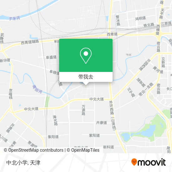 中北小学地图
