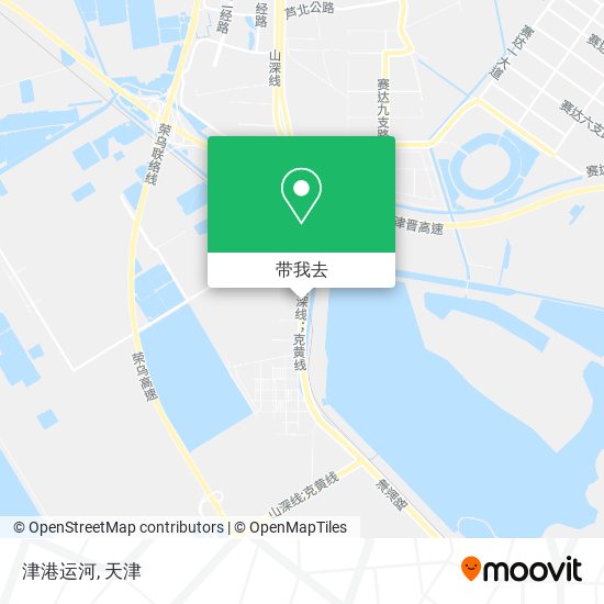 津港运河地图