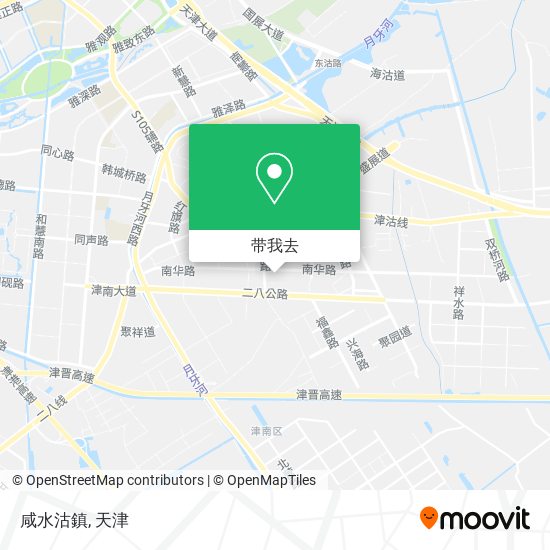 咸水沽鎮地图