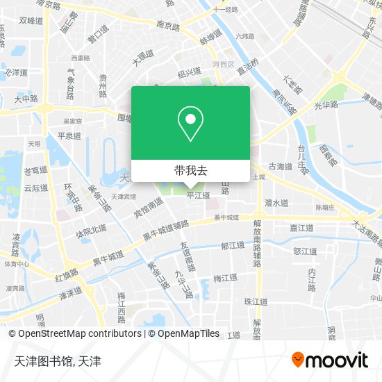 天津图书馆地图